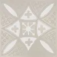 Декор Бахия 2 серый светлый глянцевый 9,8x9,8x0,7 (KMD3STA018GN)