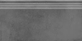 Фото Ступень DD253700R\GR Мирабо серый темный обрезной 30*60