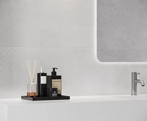 Фото Керамогранит Laparet Lucena Cottone Pro Светло-Серый R10Soft Cb 60Х120 Индия