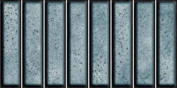 Фото керамическая плитка El Barco Domino Azul Glossy 15x30 Испания