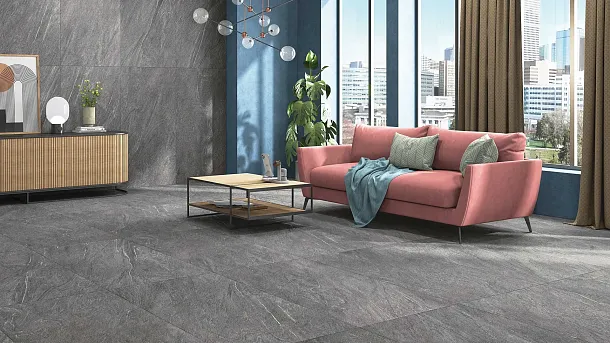 Фото Керамогранит Mozart Florence Clay Molten 60x120 Индия