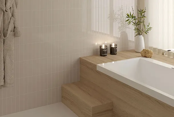 Фото Плитка Equipe 28439 Costa Nova White Glossy 5x20 Испания