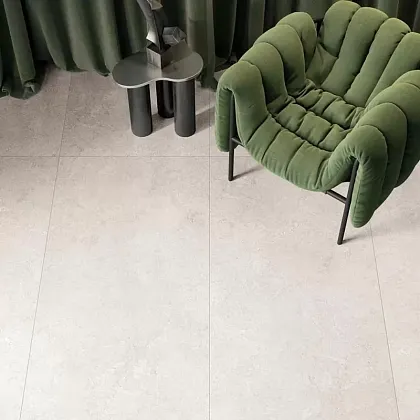 Фото Керамогранит Flaviker 0014192 Double Linear White Nat Rett. P. Tech R10 C 60x120 Италия