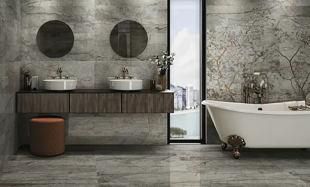 Фото Керамогранит ESSENCE GREY NPLUS 74,5*74,5 Испания