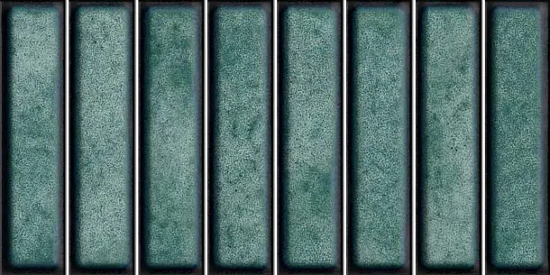 Фото керамическая плитка El Barco Domino Verde Glossy 15x30 Испания