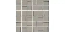 Фото Kerama Marazzi Декор Гварди 2 мозаичный серый светлый матовый обрезной 30x30x0,9 (SG640120\MM)