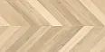 Керамогранит Laparet Wood Royal Almond Chevron M Бежевый Матовый Карвинг 60Х120