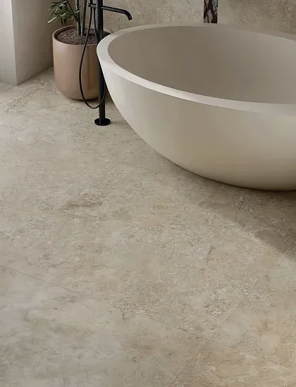 Фото Керамогранит Bottega B71615 Lithoteke Travertino Noce Honed RT 60x120 Италия