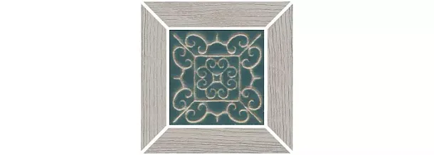 Фото Kerama Marazzi Декор Тровазо наборный серый светлый матовый 13x13x0,9 (ID151) Россия