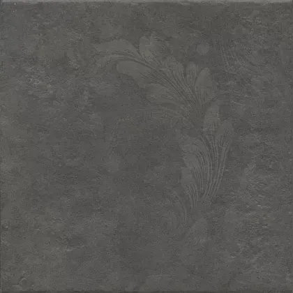 Фото Керамогранит Kerama Marazzi Хадду серый тёмный матовый декорированный 40,2x40,2x0,8 (KM4040G0091N) Россия