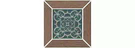 Фото Kerama Marazzi Декор Тровазо наборный коричневый матовый 13x13x0,9 (ID156)