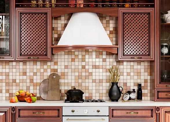 Фото Мозаика JWB60340 White Antid 48x48 30.6х30.6х6 (С0003636) Китай