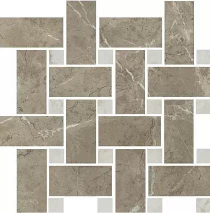 Фото Мозаика T038\SG6541 Серенада мозаичный бежевый тёмный лаппатированный 32x32 Россия