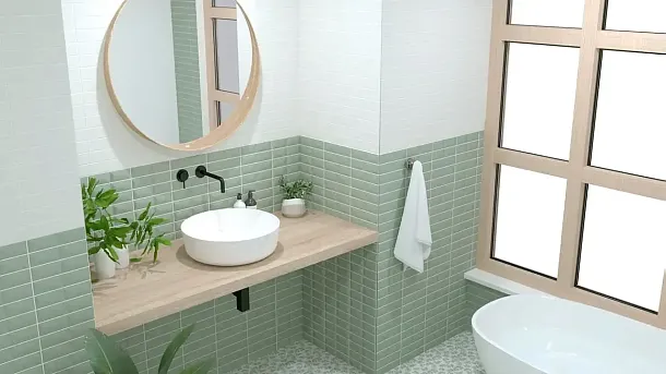 Фото Керамическая Плитка Estudio Ceramico Glenbrook Polar White Padded 5x20 Испания