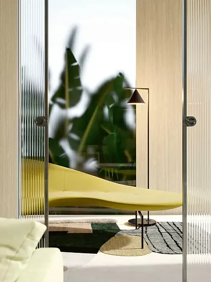 Фото Керамогранит Hado Travertino Beige Bocciardato 1000x3000x5 (LAMF011872_IT) Италия