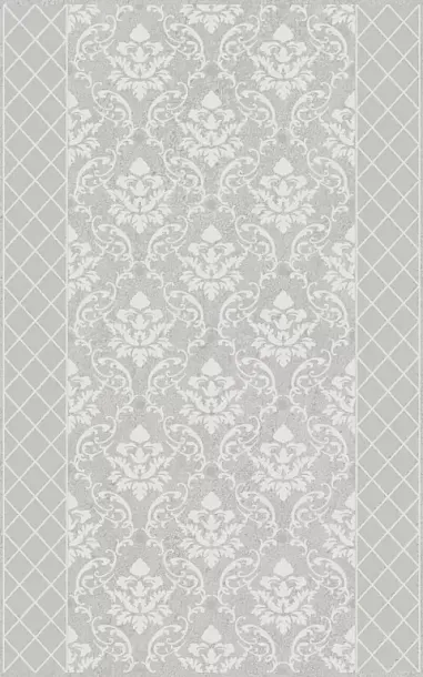 Фото Декор AZ\A053\6424 Мотиво серый светлый глянцевый 25x40 Россия