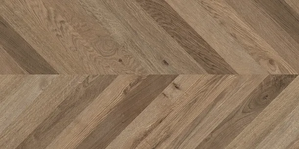 Фото Керамогранит Laparet Wood Lux Walnut Chevron M Коричневый Матовый Карвинг 60Х120 Индия