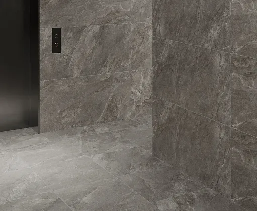 Фото Керамогранит Laparet LP6012G0181R Porter Gray Pro серый матовый R10 STR 59,5х119,1 Россия