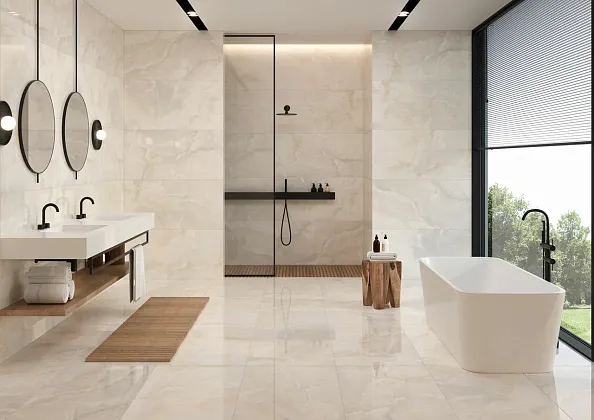 Фото Керамогранит Majestic White Polished 60x120 (С0003696) Индия