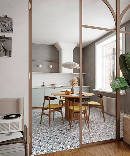 Фото Керамогранит Musa Blue 33,15X33,15 Испания