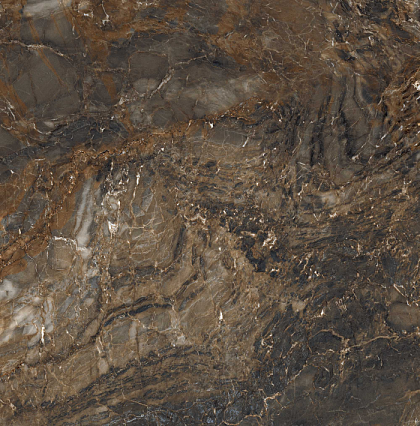 Фото Керамогранит BR04 Bernini Dark Brown неполированный 80x80x11 Россия