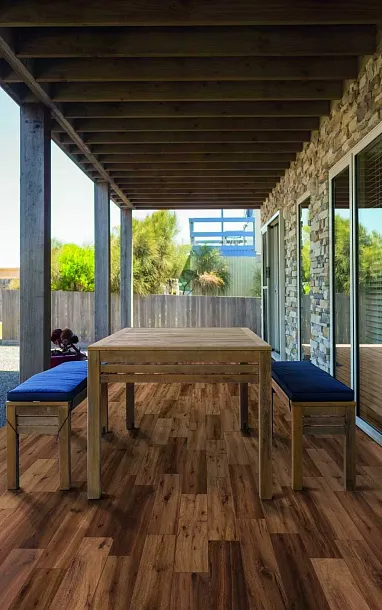 Фото Керамогранит R5QV Woodstory Grigio 15x90 Италия