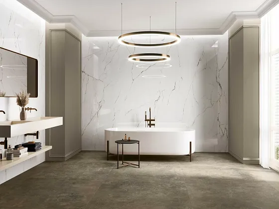 Фото Керамогранит Pamesa 050.869.0103.09898 Cr.Torano Dorado Rain Luxglass 60x120 Испания