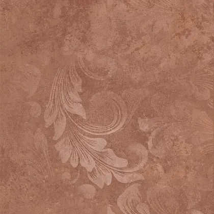 Фото Керамогранит Kerama Marazzi Хадду красный матовый декорированный 40,2x40,2x0,8 (KM4040G0071N) Россия