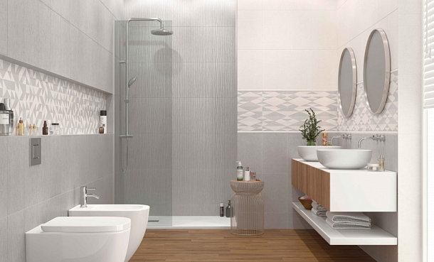 Фото Плитка Lorenzo line серый 25х40 (00-00-5-09-11-06-2612) Россия