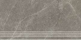 Фото Ступень Kerama Marazzi Эстерель серый матовый обрезной 30x60x0,9 (KM6060G0511RGRF)