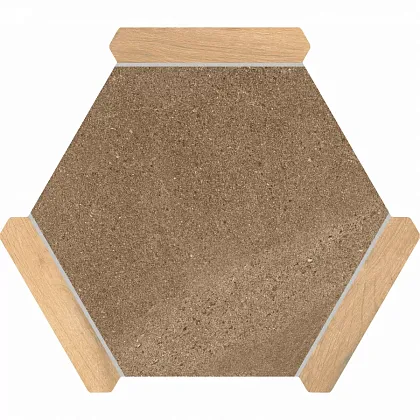 Фото Керамогранит Monopole Sacramento Marron Pino 22x25 Испания