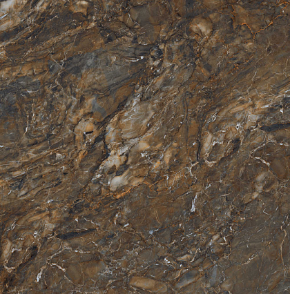 Фото Керамогранит BR04 Bernini Dark Brown неполированный 80x80x11 Россия