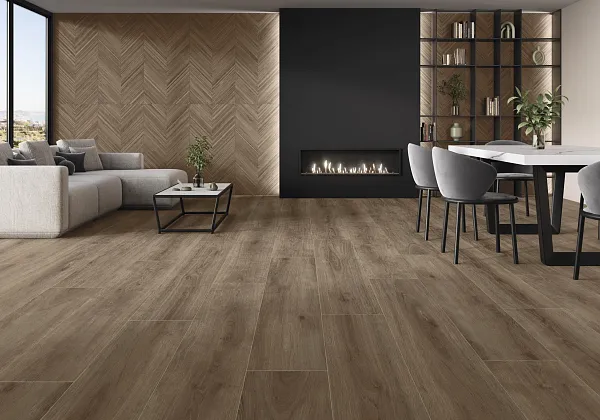Фото Керамогранит STN Ceramica CAN5MERNMDAA Meridiana Marquetry Dark MT Rect 60x120 Испания