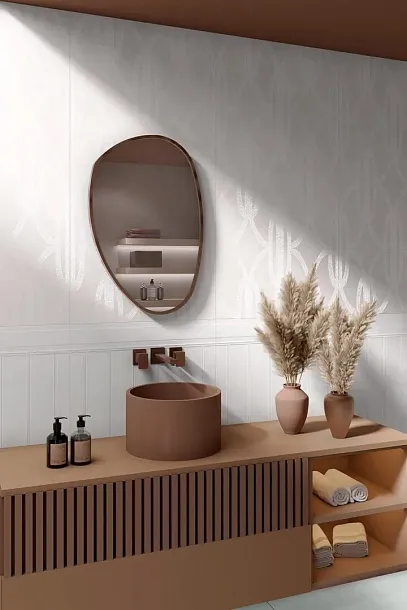 Фото Керамогранит Gravita Aztech Era Willow White Colorbody Matt Carving 60x120 Индия