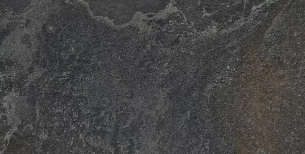 Фото Керамогранит Blaze Nero графитовый Сатинированный Карвинг 60х120 Индия