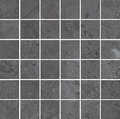 Фото Kerama Marazzi Декор Про Лаймстоун серый темный матовый мозаичный 30x30x0,9 (DD205120\MM) Россия