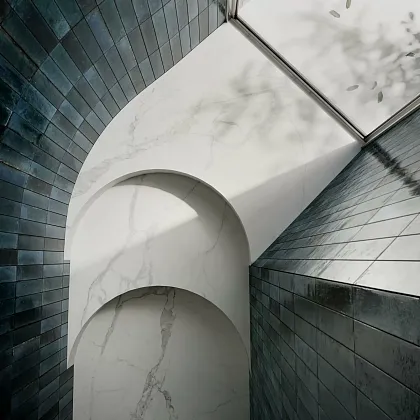 Фото Керамогранит R8FR Look Blu Glossy 24x6 Италия