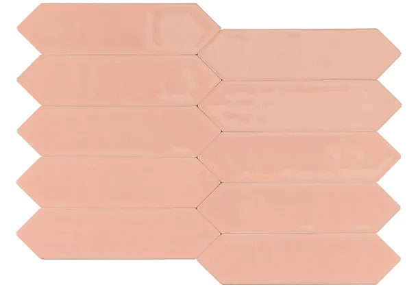 Фото Плитка Smile Tile Picket Rose 7.5x30 Индия