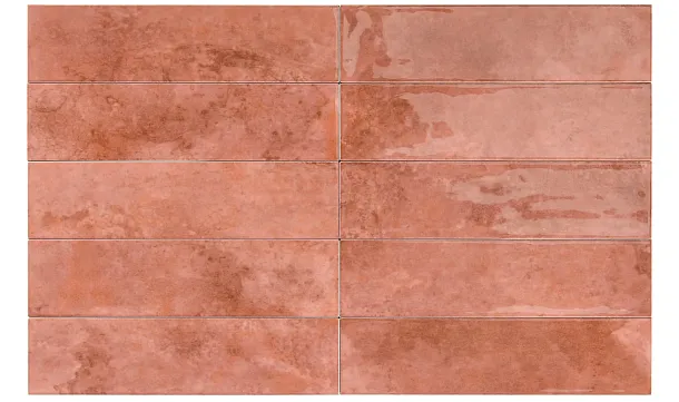 Фото Плитка Smile Tile Tropicana Ruby 7.5x30 Индия