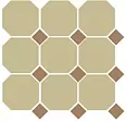 Керамогранит Top Cer 4403 OCT04-1Ch Yellow OCTAGON 03/Caramel Dots 04