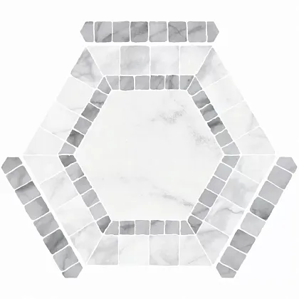 Фото Керамогранит Monopole Ibiza White 22x25 Испания