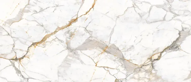 Фото Керамогранит Ennface ENMAR7003MT120280 Calacatta Oro Matt 1200x2800x6 Индия