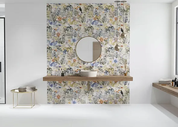 Фото Керамогранит Porcelanicos HDC Bas Blanco 59 Brillo Rect 59x59 Испания