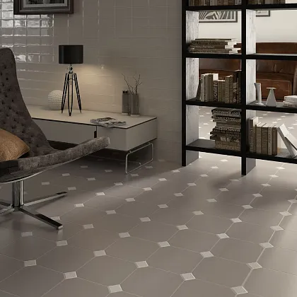 Фото Керамогранит Equipe 20555 Octagon Gris Mate 20x20 Испания