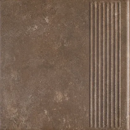 Фото Ступень Paradyz Ilario Brown Stopnica Prosta B1a 30x30 Польша