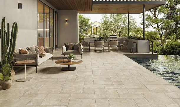 Фото Керамогранит Monocibec 124786 Pietra Castello Miramare Grip 50x50 Италия