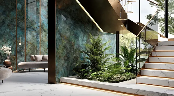 Фото Керамогранит Rondine Group J90925 Canova Calacatta Matt Rett 6mm 120x280 Италия