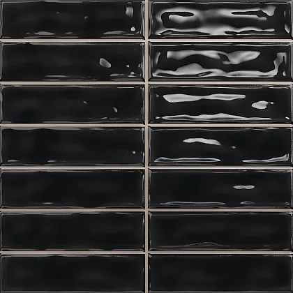 Фото Керамическая Плитка Absolut Keramika Sticks Black 20х20 Испания