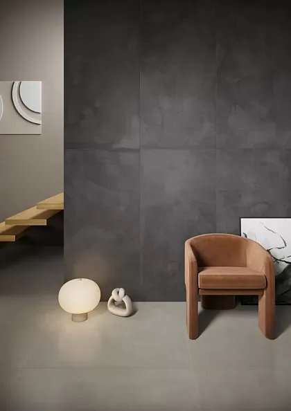 Керамогранит Touch Tortora Rett 60x120 для гостиной, для кухни, для ванной, для спальни, для прихожей Фото Керамогранит Touch Tortora Rett 60x120 Италия