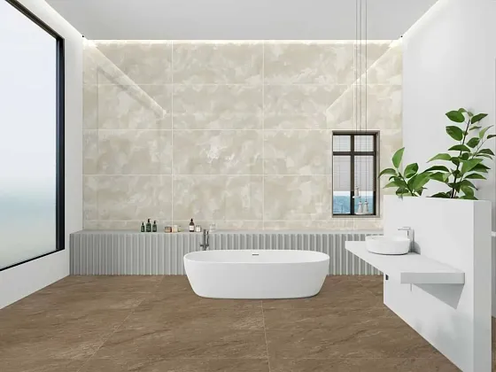 Фото Керамогранит Gravita Miracle Ivory Diamond Effect High Glossy 60x120 Индия